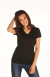 Remera Tres Ases Manga Corta Algodón Ribb Escote V Mujer Art.4002