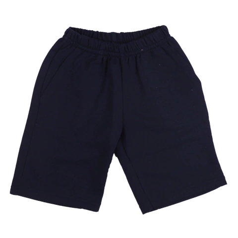 Short Bermuda Algodón Rustico Colegial Escolar Azul t4-16 Art.413