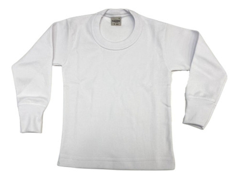 Camiseta Habanno Manga Larga Algodón Interlock Termica Niños T2 al 14 Art.513