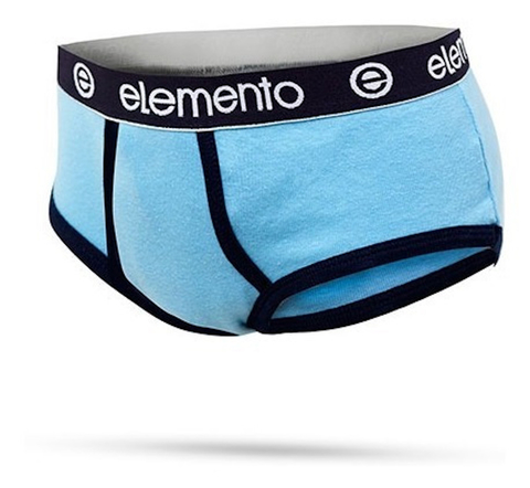 Pack 3 Slip Elemento Algodón y Lycra Liso Con Elastico Exterior Art.703