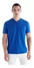 LIQUIDACION Remera Tres Ases Manga Corta Algodón Liso Escote v Hombre Art.621 - comprar online