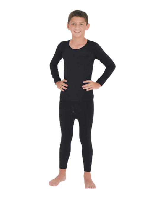 Pack 3 Camiseta Manga Larga Lycra Termica Frisada Invierno Niños Art.2941