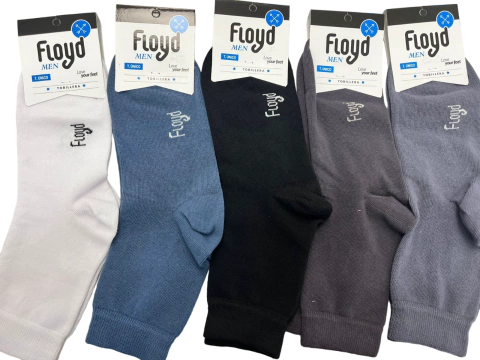 Pack 3 Medias Soquete Floyd Algodón Casual Hombre Art.1423