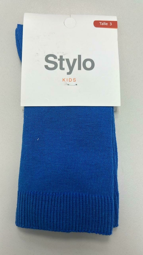 LIQUIDACION Medias Stylo Algodón Media Caña Colegial AZUL FRANCIA Art.6128 - comprar online