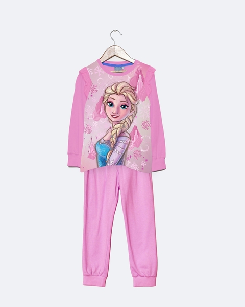 LIQUIDACIÓN Pijama Frozen Elsa Disney Manga Larga Algodón Invierno Nena Art.82808 - comprar online