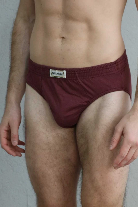 Pack 2 Slip Ante Garmaz Algodón Sin Toalla Tiro Medio Con Cintura Ancha Art.2003 - comprar online