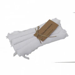 Mantel Flecos Blanco - comprar online