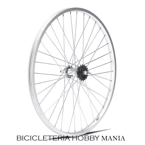 Rueda Trasera Bicicleta Playera Foxter 26er Contra Pedal Aluminio