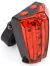 Luz Trasera Bicicielta Roja Laser 4spts 5 LEDS 3 FUNCIONES