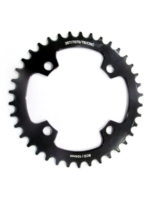 Plato para monoplato bicicleta Wkns 104 BCD 38T alum 7075