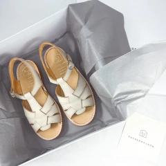 Sandalia Antonia Blanco Antiguo - tienda online