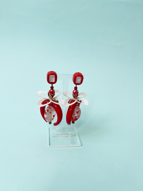 Aros LUNA ROJO - comprar online