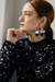 Aros OLIMPO Negro Plata