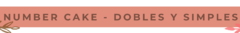 Banner de la categoría NUMBER CAKE - DOBLES Y SIMPLES