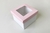 CAJA 8X8X6CM- ROSA tipo cubo
