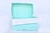 CAJA REVERSIBLE 24X15X5.5CM VERDE AQUA/BLANCA