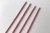 VELA FINITA ROJO 15CM X4UNIDADES