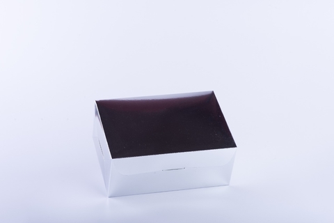 CAJA PLATEADA 23.5X16.5X10CM en internet