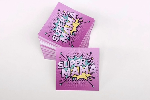 TAG SUPER MAMÁ X10 UNIDADES