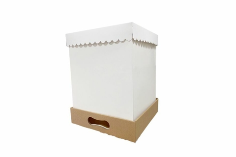 CAJA DRIP 25X25X33 TAPA BLANCA