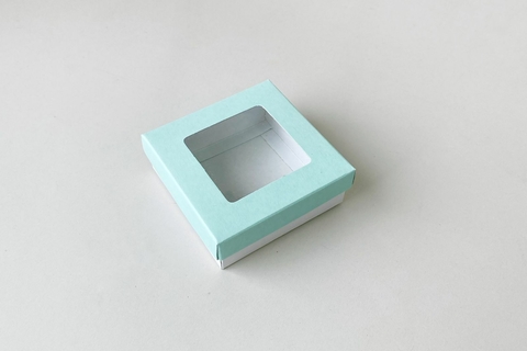 CAJA 8X8X2.5CM - AQUA