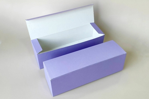 CAJA 25X7,5X7,5CM- ALFAJORES LAVANDA