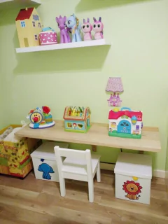 Escritorio Madera Paraiso Con Mensulas - PYGDECO