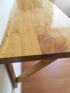 Escritorio Madera Paraiso Con Mensulas - comprar online