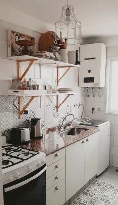 Estantes con Ménsulas Melamina Blanca