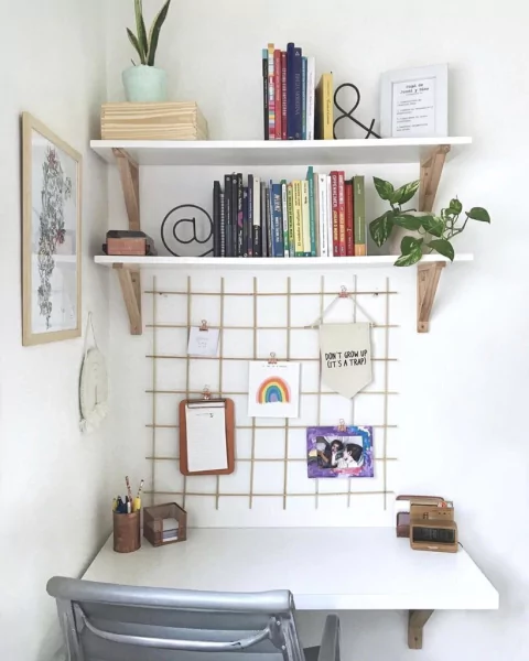 Estantes con Ménsulas Melamina Blanca