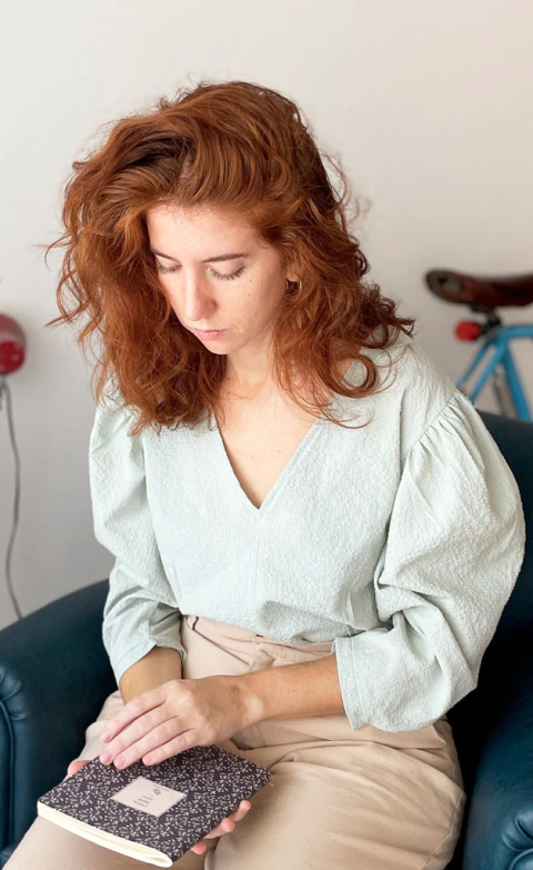 Blusa Cala cuadrillé