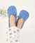 Pantuflas Balerina wafle Celeste - comprar online