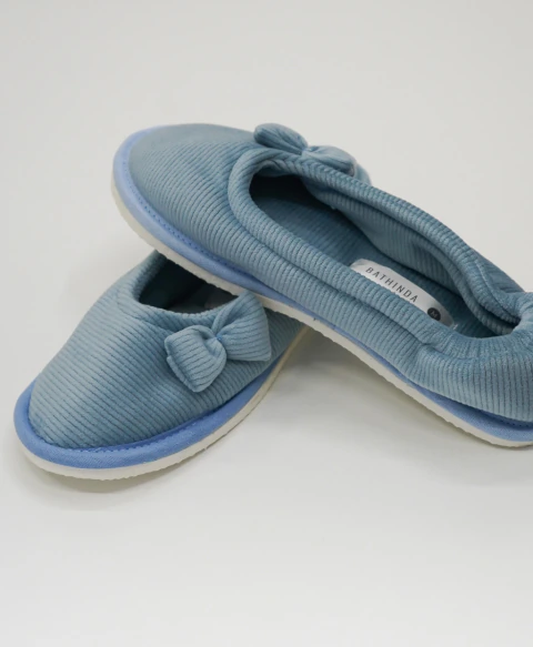 Pantuflas Balerina Abe Celeste