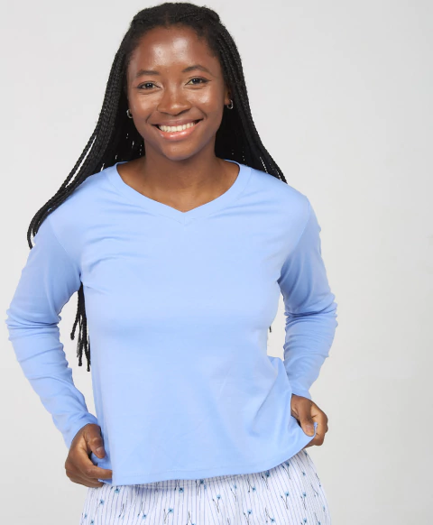 Pijama Remera Gardeñia Pima - comprar online