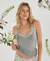 Musculosa con Puntilla Gris Melange en internet