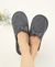 Pantuflas con Moño Wafle Gris