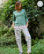 Pijama Remera Bombita Aqua Pima - comprar online