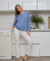 Pijama Delfina Celeste - comprar online