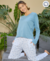 Pijama Remera Gardeñia Pima - comprar online