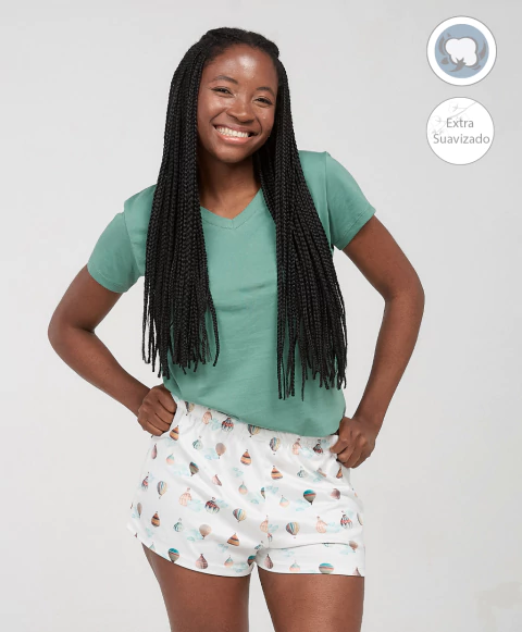 Pijama Remera Trelew Pima - comprar online