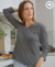Remera Dalma Pima gris - comprar online