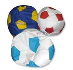 Puff Pelota Grande Cuero Ecologico( ART 1621)