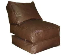 Puff Sillon Cama Fiaca 1 Cpo - Cuero Ecológico( ART 1660)