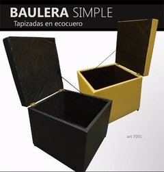 Puff Botinero Simple 40x40x40 Ecocuero Varios Colores( ART 7001) en internet