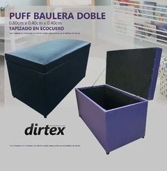 Puff Baulera Botinero Doble Ecocuero( ART 8001) en internet