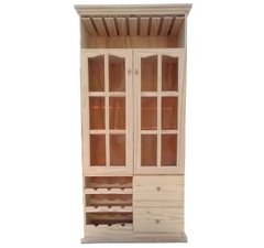 Bodega Vinoteca De Pino Con Copero(ART TEX 6048) - comprar online