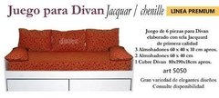Juego Cubre Divan Ecocuero / 5 Almohadones + Funda( ART 3607) - comprar online