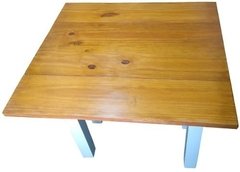 Mesa Libro Plegable De Pino 80x80 lustrada( ART TEX 6065) en internet