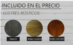 Juego Living Pino Lustrado 2 Cpos + 2 De 1 Cpo Lustrado( ART CHA6008) - tienda online