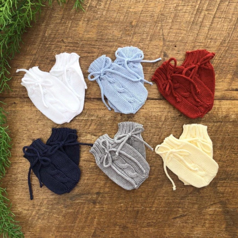luvas-de-trico-para-bebe-trança